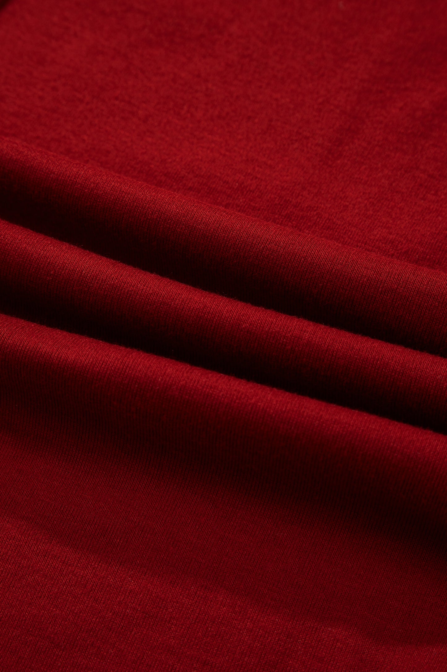 Red Dahlia Solid Color Extended Cuffs Long Sleeve Top