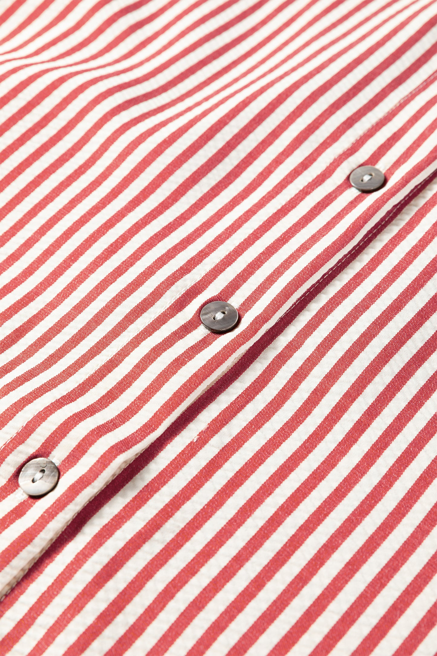 Racing Red Striped Leopard Print Patchwork Button Up Womens Shirt